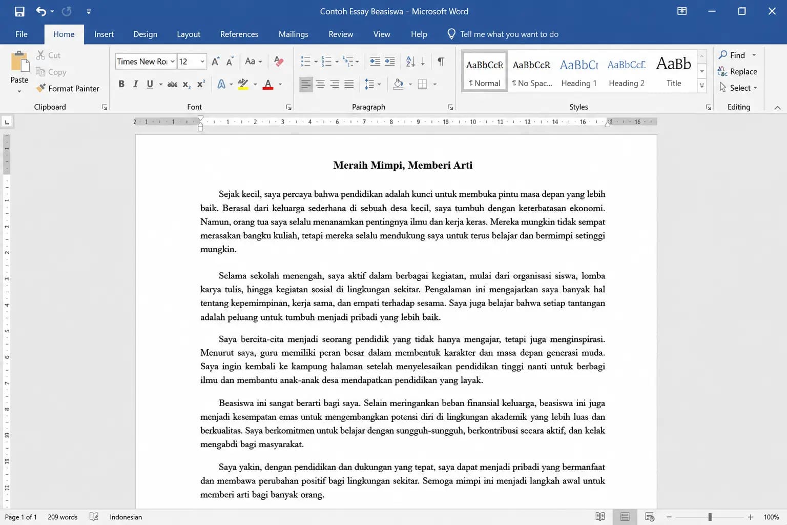15 Contoh Essay Berbagai Tema: Beasiswa, Ilmiah, &amp; Opini