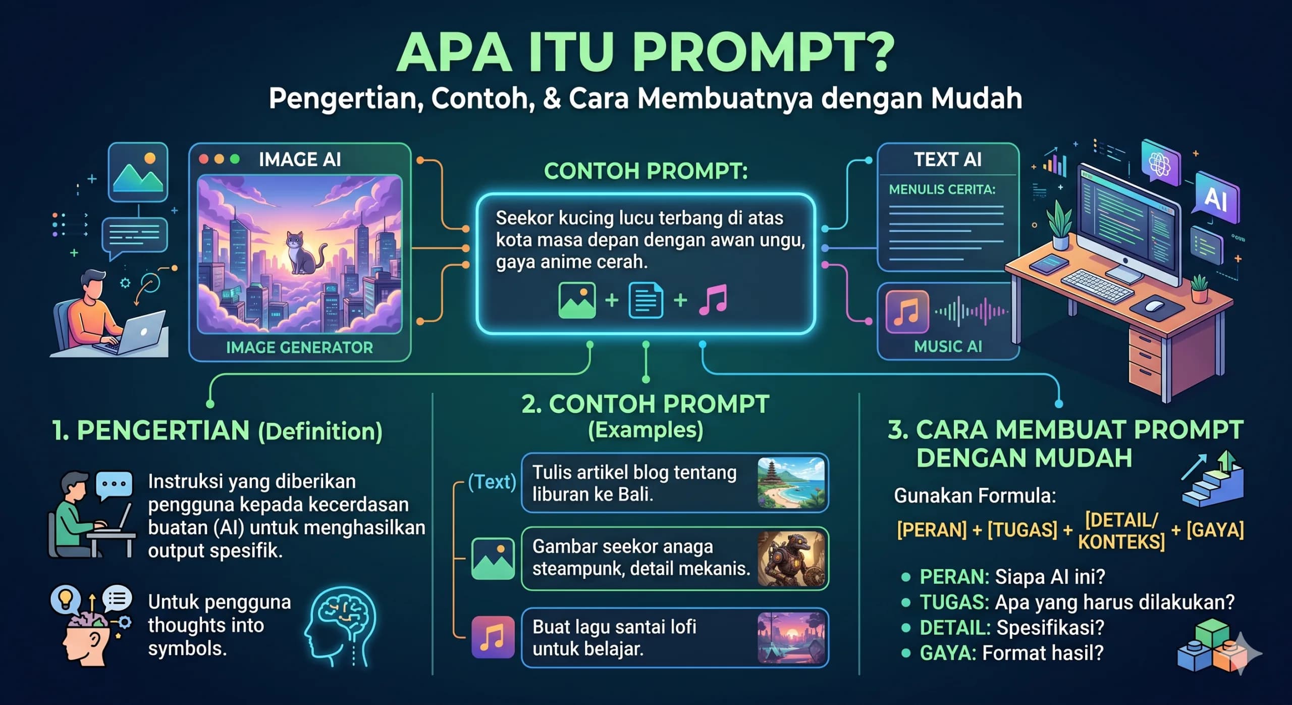 Apa itu Prompt? Pengertian, Contoh, &amp; Cara Membuatnya dengan Mudah