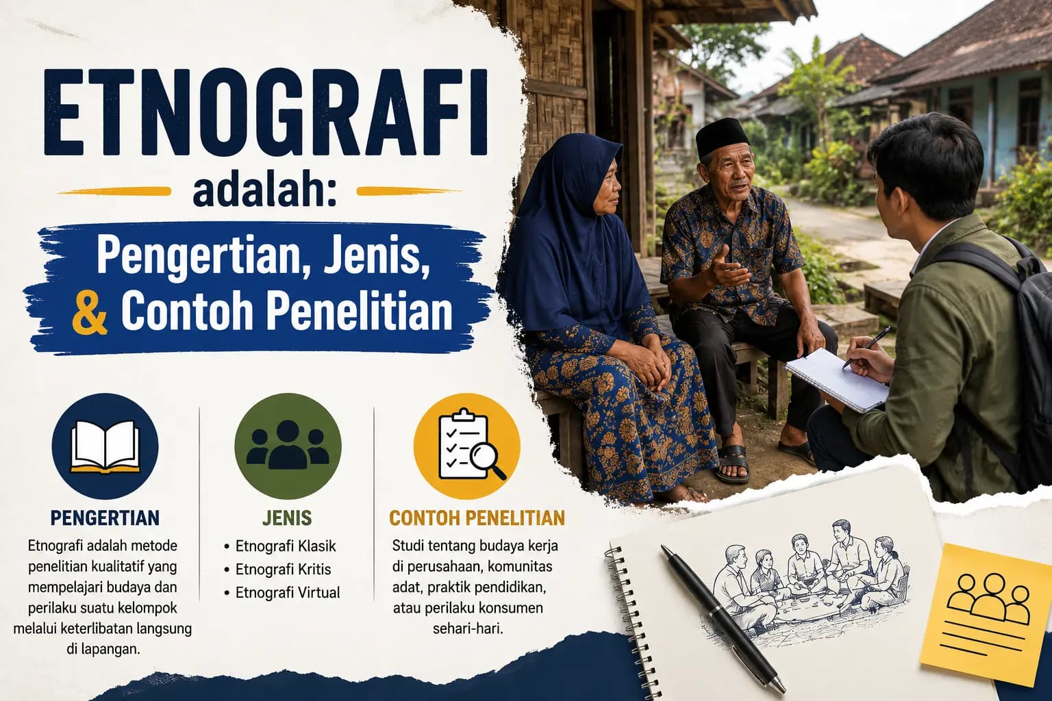 Etnografi adalah: Pengertian, Jenis, & Contoh Penelitian